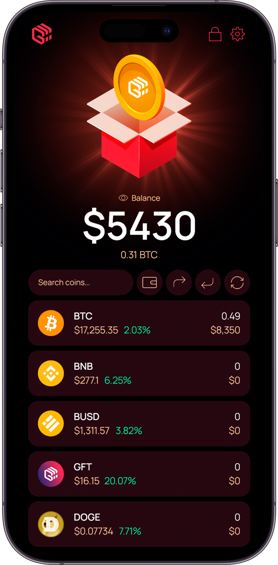 Wallet: Gifto a new way to store